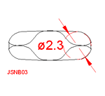 JSNB03 Enganche de cordón Nº 3