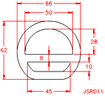 JSRD11 Aro De con doble barra